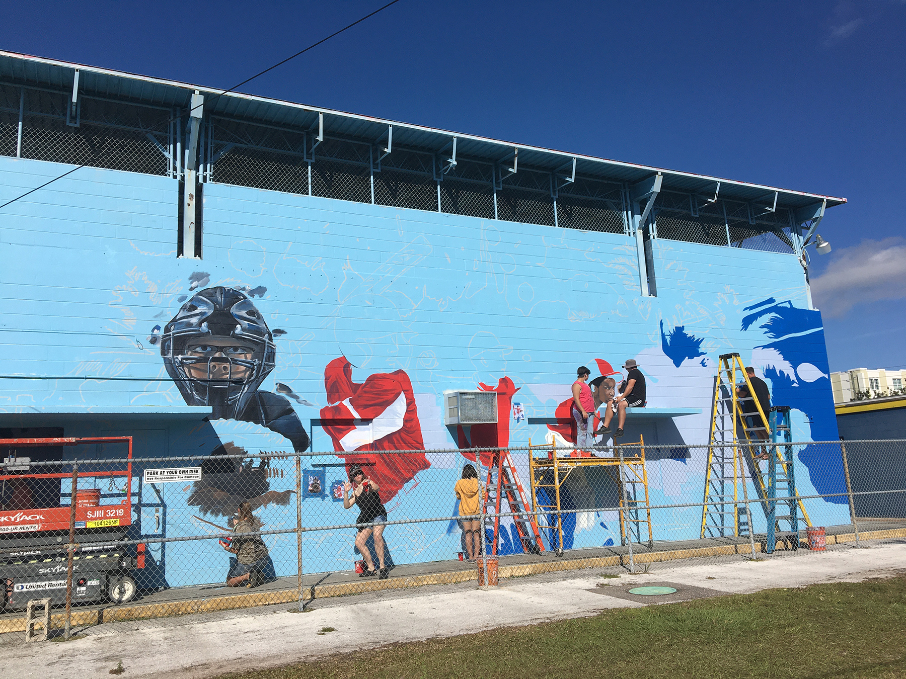 UA Little Rock Art Students Unveil New Mural in the DSC Gaming